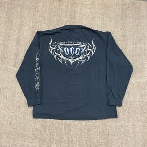 vintage orange county chopper NEW YORK shirt mens XL black 2000s y2k OCC